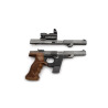 Pistolet sportowy z zestawem konwersyjnym WALTHER GSP, kal. .32 S&W Long W.C. / .22lr