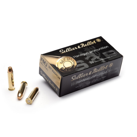 Amunicja S&B .357 Magnum / FMJ 10,25g