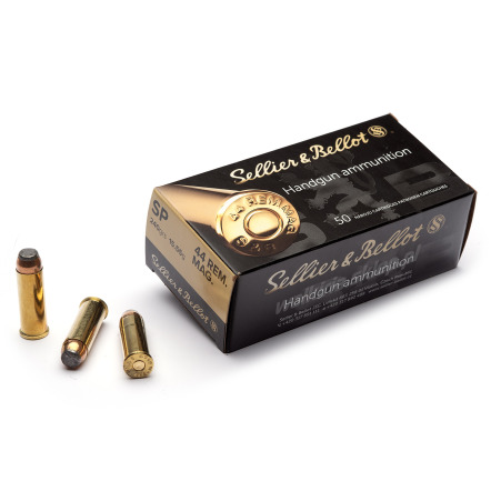 Amunicja S&B .44 Remington Magnum / SP 15.55g