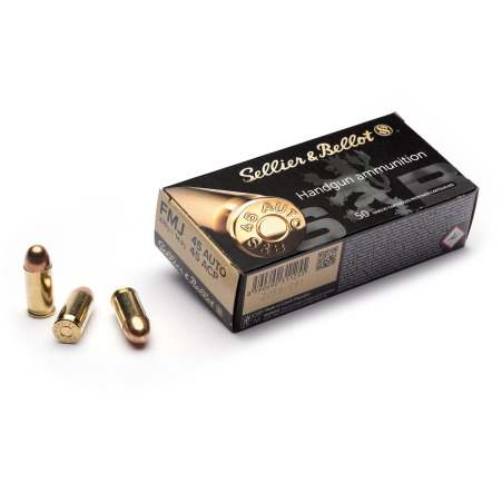Amunicja S&B .45 Auto (.45 ACP) / FMJ 14,9g