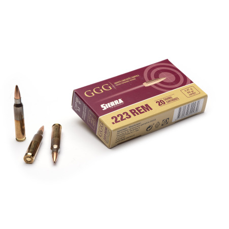 Amunicja GGG .223 Remington / HPBT Sierra 4,47g