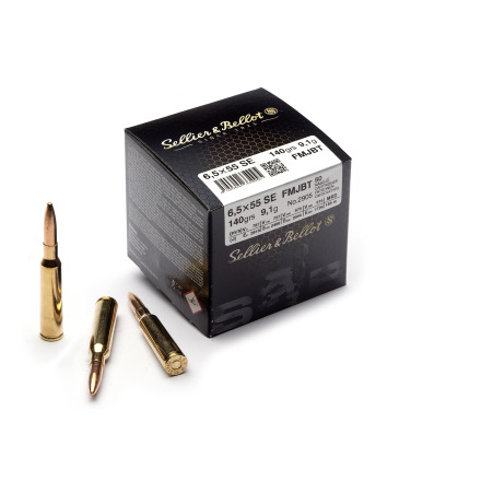 Amunicja S&B 6,5x55SE / FMJBT 9.1g