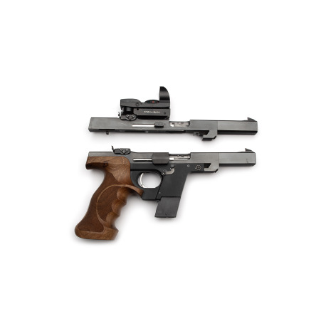 Pistolet sportowy z zestawem konwersyjnym WALTHER GSP, kal. .32 S&W Long W.C. / .22lr
