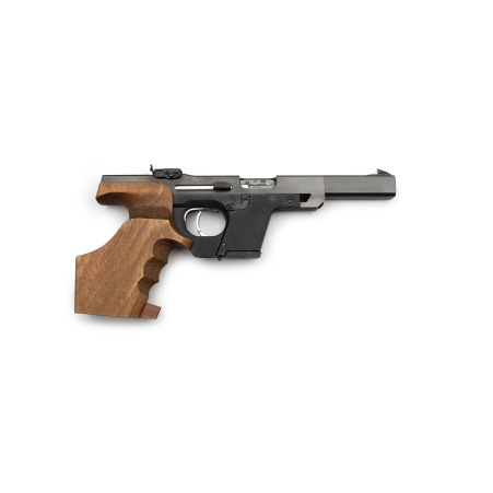 LEWORĘCZNY pistolet sportowy WALTHER GSP Nill-Griffe, kal. .22lr